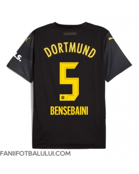 Borussia Dortmund Ramy Bensebaini #5 Tricou Fotbal Replică 2024-25 Barbati Deplasare